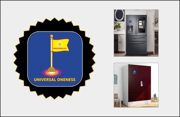 Fridge Magnets - Universal Oneness Flag