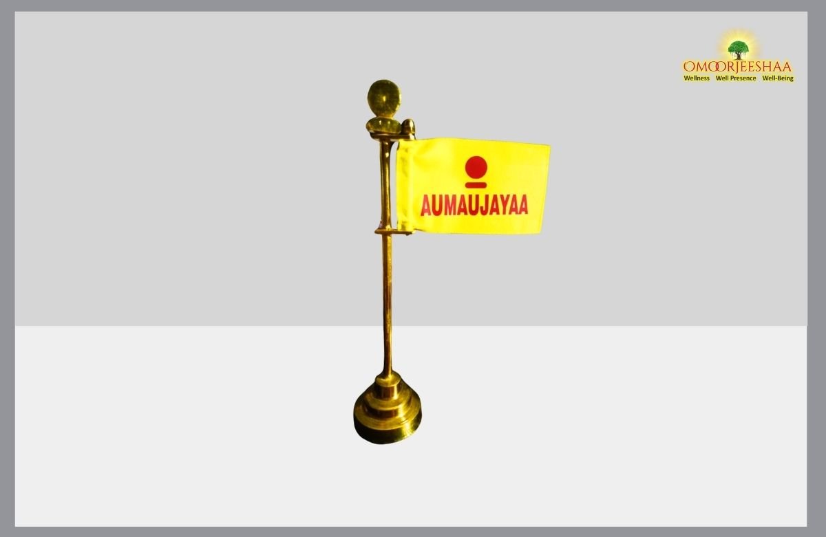 Panchaloha Jayakethanam with Cloth Flag - OMOORJEESHAA